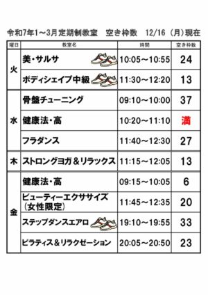 定期空き枠(R7.1-3月分)のサムネイル